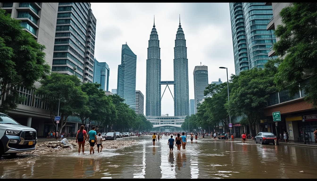 explore the challenges of flooding and natural risks in kuala lumpur, highlighting the city's vulnerabilities, historical incidents, and the measures being taken to mitigate these environmental threats for a safer urban future.