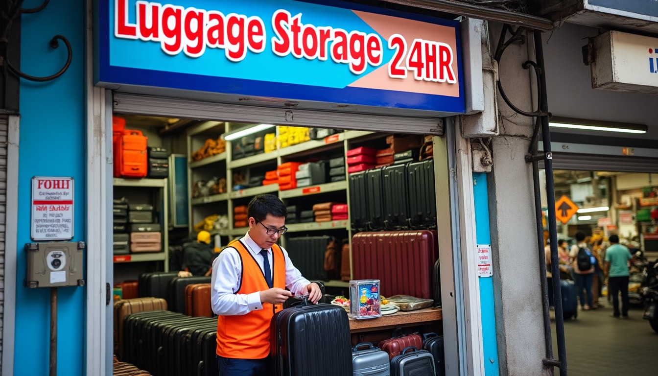 convenient and secure luggage storage services in kuala lumpur. store your bags with ease while you explore the city, ensuring your belongings are safe and accessible. perfect for travelers seeking flexibility and freedom during their stay.