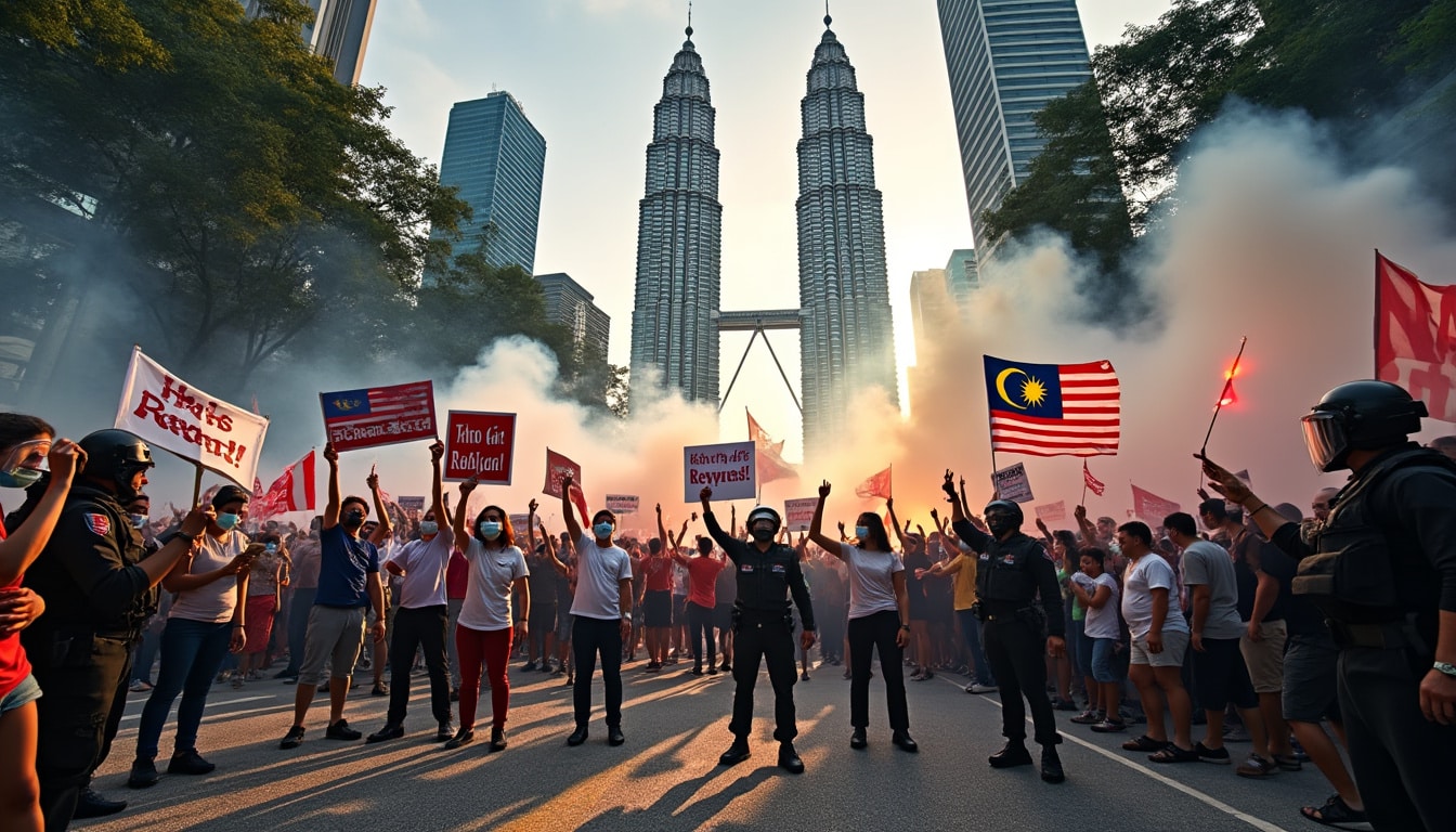explore the recent protests and social unrest in kuala lumpur, delving into the causes, key events, and implications for the local community and governance. stay informed about the evolving landscape of civic engagement and social movements in malaysia.