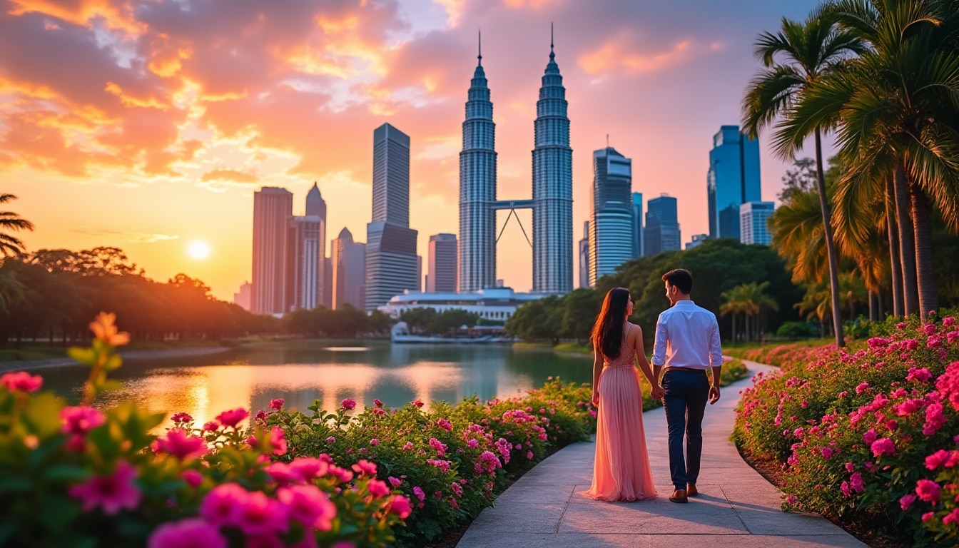 discover the most enchanting romantic places in kuala lumpur, where love flourishes amidst stunning cityscapes, lush parks, and intimate dining experiences. uncover hidden gems and iconic spots perfect for a memorable date or a romantic getaway.