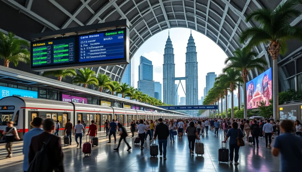 discover the vibrant train travel scene in kuala lumpur, exploring its modern stations, convenient transport options, and scenic routes. unveil the ease of navigating malaysia's capital by train and enjoy a hassle-free journey through the city's rich culture and attractions.
